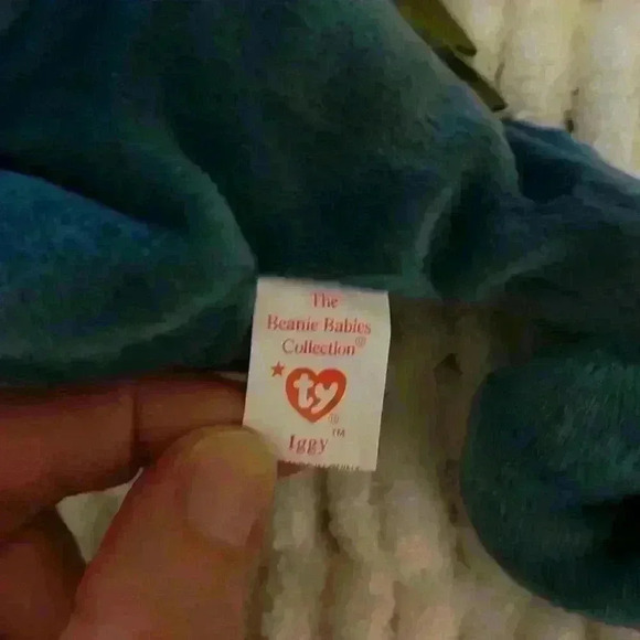 Ty Beanie Baby Iggy - Picture 3 of 6